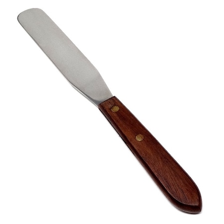A2Z Scilab Wooden Handle Lab Spatula, 3" Blade, 0.6" Wide Blade, 7" Total Length A2Z-ZR131